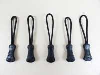 Zipper/slider pendant 5 pieces model "BANDO-Sports-4" approx. 65 mm black