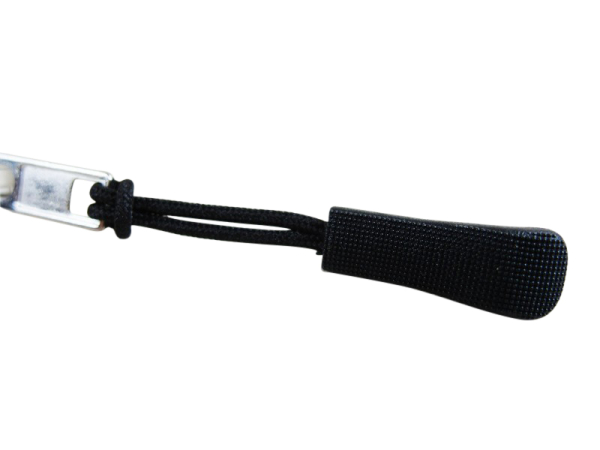 Zipper/slider pendant 5 pieces model "BANDO- Punkto-1" approx. 65 mm black