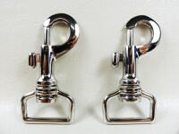 Karabinerhaken Modell "Italy" 25 mm / TOP-Qualität - silber