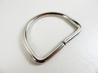 D-ring / half ring model "Italy" silver - 50 mm...