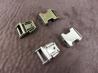 Metal buckle / metal clasp 15 mm / curved model