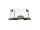 Metal buckle / metal clasp 15 mm / curved model / silver