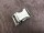 Metal buckle / metal clasp 15 mm / curved model / silver