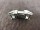 Metal buckle / metal clasp 15 mm / curved model / silver