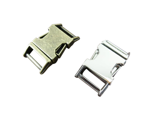 Steckschnalle aus Metall / Metallschließe 20 mm/ gewölbtes Modell
