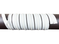 Reißverschluss - teilbar / Modell "Lungo" 1,80 m x 6 mm / gebrochenes weiß