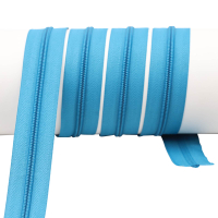 Endless zippers loose - per meter - spiral (5mm) turquoise