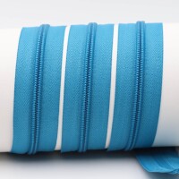 Endless zippers loose - per meter - spiral (5mm) turquoise