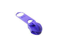 Zipper 5 mm spiral purple