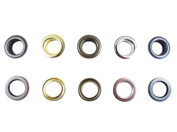 Eyelets with washers model "Big" set of 100 4 mm / without tools copper