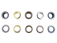 Eyelets with washers model "Big" set of 100 4 mm / without tools copper