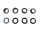 Eyelets with washers model "Big" set of 100 4...