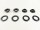 Eyelets with washers model "Big" set of 100 4 mm / without tools black burnished
