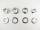 Eyelets with washers model "Big" set of 100 4...