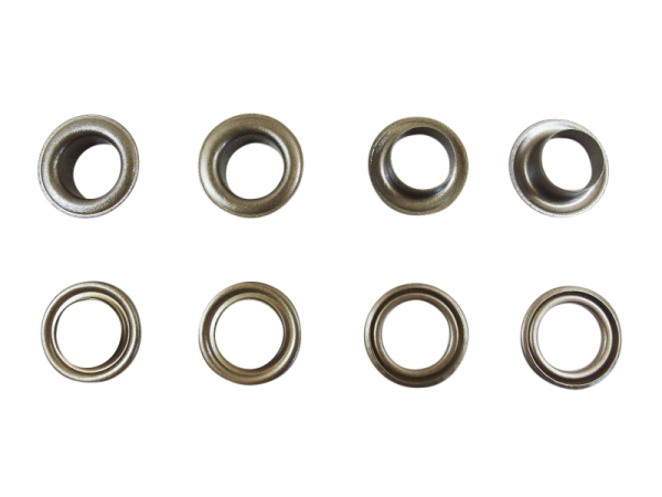 Eyelets with washers model "Big" set of 100 5 mm / without tools old brass