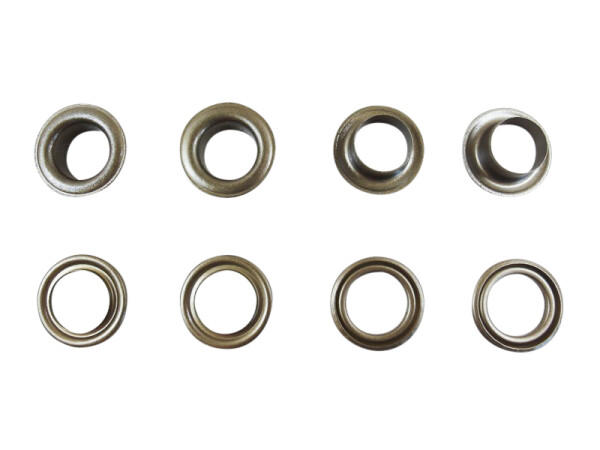 Eyelets with washers model "Big" set of 100 8 mm / without tools old brass