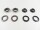 Eyelets with washers model "Big" set of 100 8 mm / without tools copper