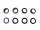 Eyelets with washers model "Big" set of 100 8...