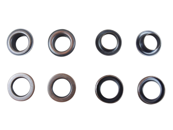 Eyelets with washers model "Big" set of 100 11 mm / without tools copper
