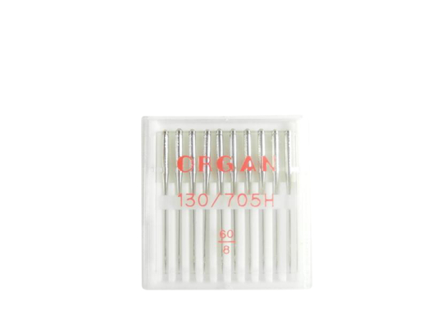 ORGAN - 10 universal needles size 60/8/ flat piston
