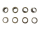 Eyelets with washers model "Big" set of 100 4...