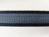 Anti-slip tape / black-gray with double-sided rubber coating - 20 mm
