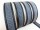 Anti-slip tape / black-gray with double-sided rubber coating - 20 mm