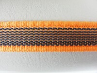 Antirutschbänder / orange-grau  mit doppelseitige Gummibeschichtung - 20 mm