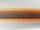 Antirutschbänder / orange-grau  mit doppelseitige Gummibeschichtung - 20 mm