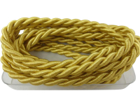 Decorative cord / cord - gold - 6 mm
