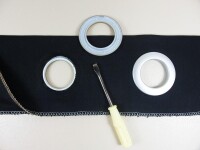 Plastic eyelets for thin & thick fabrics 35.5 x 55 mm...
