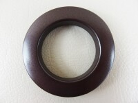 Plastic eyelets for thin & thick fabrics 35.5 x 55 mm - chocolate metallic