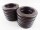 Plastic eyelets for thin & thick fabrics 35.5 x 55 mm - chocolate metallic