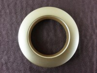 Plastic eyelets for thin & thick fabrics - 35.5 x 55 mm - matt brass-gold
