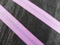 Bias tape / binding made of cotton - width 18 mm pink