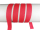 Bias tape / binding made of cotton - width 18 mm red