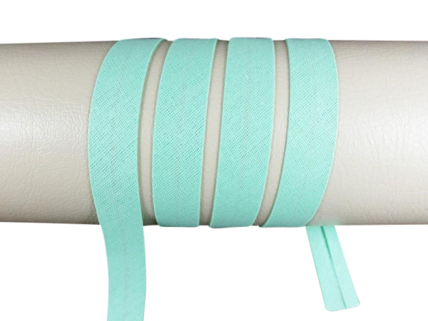Bias binding / binding made of cotton - width 18 mm mint green