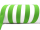 Bias tape / binding made of cotton - width 18 mm green