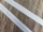 Bias tape / binding made of cotton - width 18 mm light gray