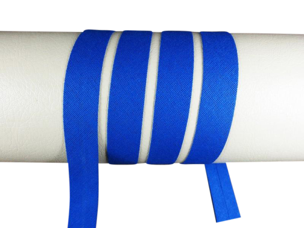 Bias binding / binding made of cotton - width 18 mm royal blue