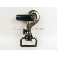 Karabinerhaken Modell "Italy" 20 mm / TOP-Qualität altmessing