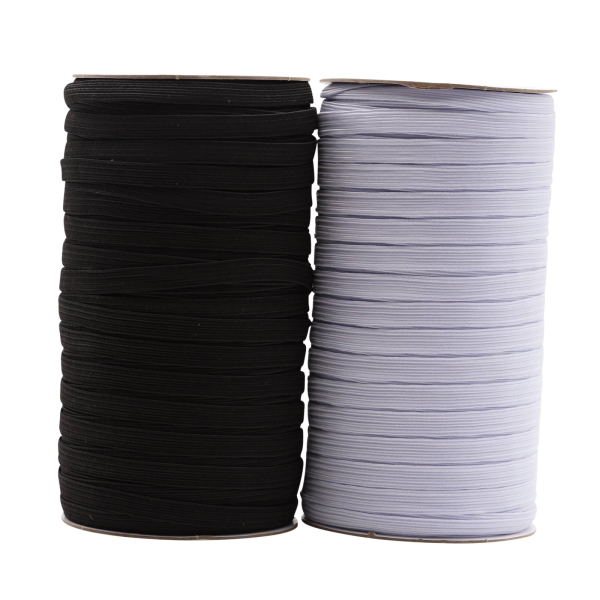 Braided rubber strand (100 m) roll - economy pack - width [7 mm]