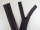 Seam-covered zippers 25 cm brown