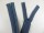 Seam-covered zippers 25 cm dark gray