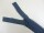 Seam-covered zippers 25 cm dark gray