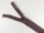 Seam-covered zippers 25 cm hazelnut