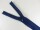 Seam-covered zippers 25 cm navy blue