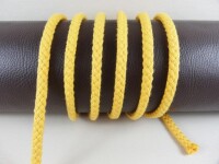 Round cord 100% cotton - 8 mm rapeseed yellow