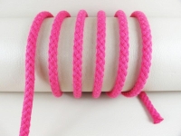 Round cord 100% cotton - 8 mm strong pink