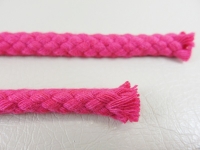 Round cord 100% cotton - 8 mm strong pink